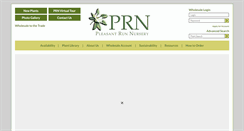 Desktop Screenshot of pleasantrunnursery.com